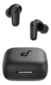 Leia mais sobre o artigo Fone de Ouvido Bluetooth 5.4 soundcore P30i da Anker, Cancelamento de Ruído Adaptativo, Graves Poderosos, 45H de Reprodução, Estojo 2-em-1 com Suporte para Celular, IP54, Fone sem fio TWS, Preto