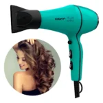 Secador De Cabelos Leve, Ergonômico E Potente Cor Azul-tiffany